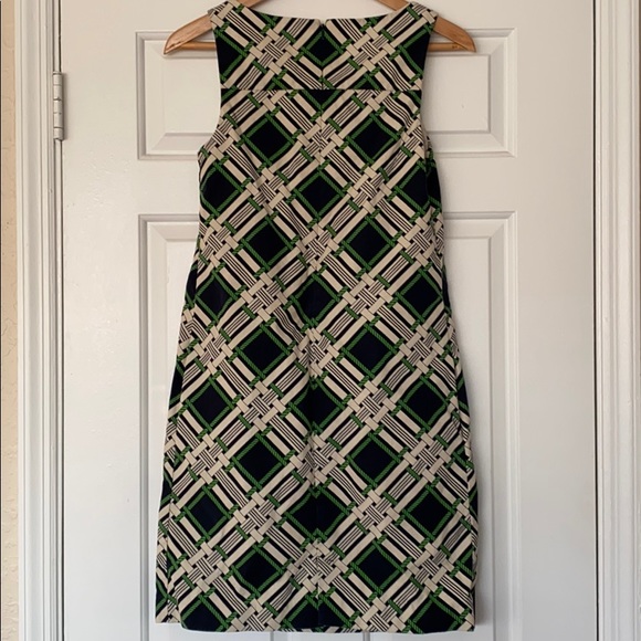 Vineyard Vines shift dress Navy/Green/cream - Picture 4 of 5